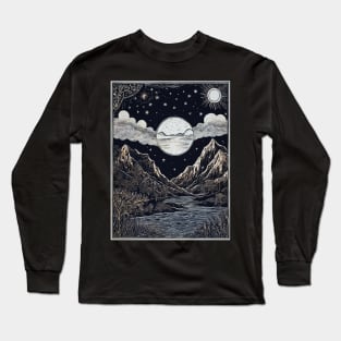 Where the Mountains Meet The Sea Long Sleeve T-Shirt